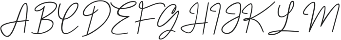 Katheriny Signature Regular otf (400) Font UPPERCASE
