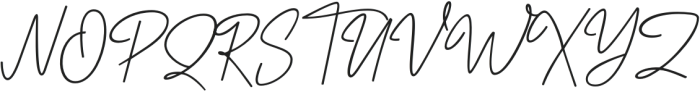 Katheriny Signature Regular otf (400) Font UPPERCASE