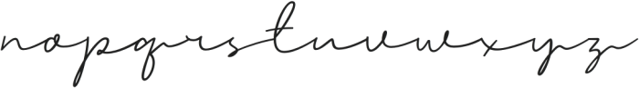 Katheriny Signature Regular otf (400) Font LOWERCASE