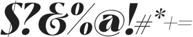 Kathy Style Black Italic otf (900) Font OTHER CHARS