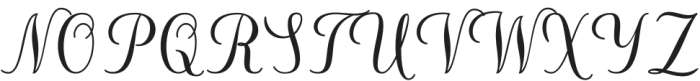 Katihia Script Regular otf (400) Font UPPERCASE