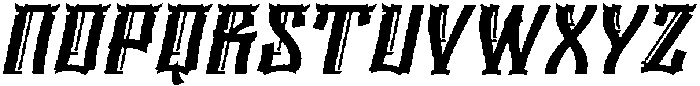 Katsuha Italic otf (400) Font UPPERCASE