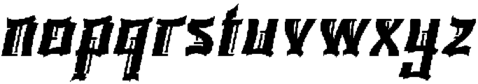 Katsuha Italic otf (400) Font LOWERCASE