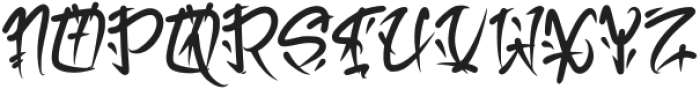 Kattana-Regular otf (400) Font UPPERCASE