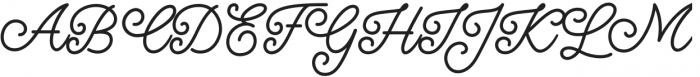 Katteris otf (400) Font UPPERCASE