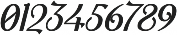 Kattsia Italic otf (400) Font OTHER CHARS