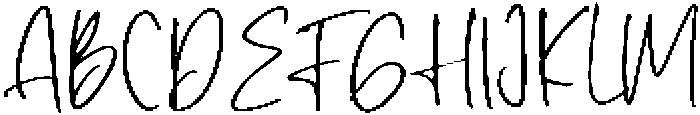 Kavero Hand Regular otf (400) Font UPPERCASE