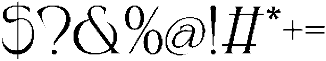 Kaviera otf (400) Font OTHER CHARS