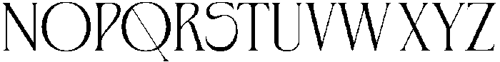 Kaviera otf (400) Font UPPERCASE