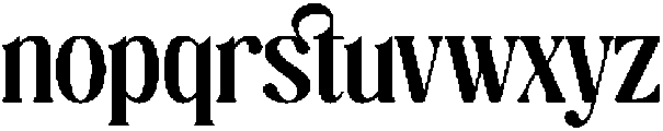 Kavital Mindset otf (400) Font LOWERCASE