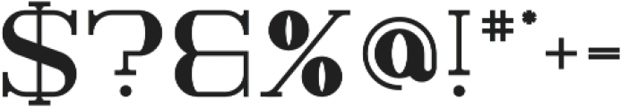 Kavo Serif Black Styled otf (900) Font OTHER CHARS
