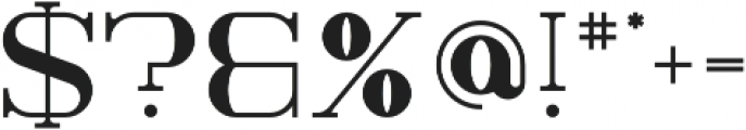 Kavo Serif Bold Styled otf (700) Font OTHER CHARS