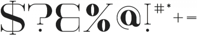 Kavo Serif Light Styled otf (300) Font OTHER CHARS