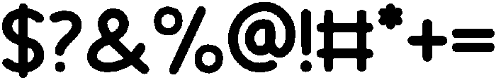 Kawaii Regular otf (400) Font OTHER CHARS