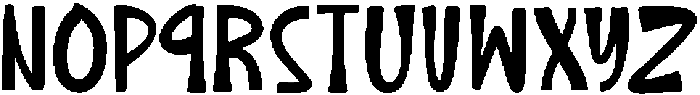 Kawtun otf (400) Font LOWERCASE
