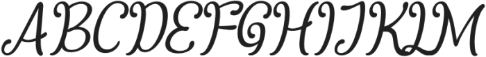 Kayane-Regular otf (400) Font UPPERCASE