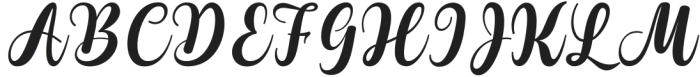 Kaydon Regular otf (400) Font UPPERCASE