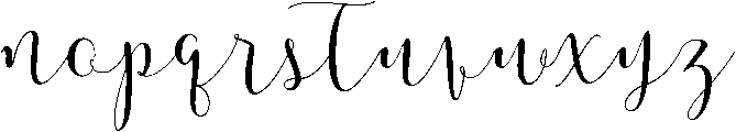Kayla otf (400) Font LOWERCASE