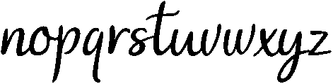Kayleigh otf (400) Font LOWERCASE