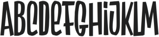 KayoBlast Regular otf (400) Font UPPERCASE