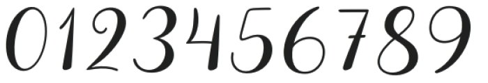 Kaysha-Italic otf (400) Font OTHER CHARS