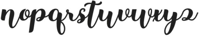 Kaysha-Italic otf (400) Font LOWERCASE