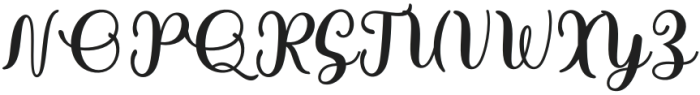 Kaysha otf (400) Font UPPERCASE