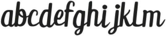 Kayzuha Regular otf (400) Font LOWERCASE