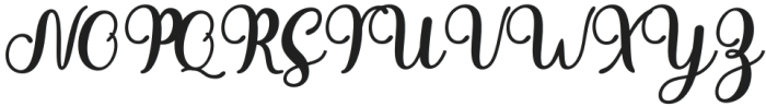 KazuhiraItalic otf (400) Font UPPERCASE