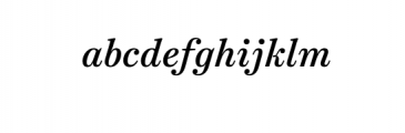 Kadoma Medium Italic.otf Font LOWERCASE