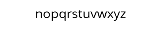 Kapaloe Regular.ttf Font LOWERCASE