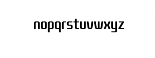 KardustTSCondensed.otf Font LOWERCASE