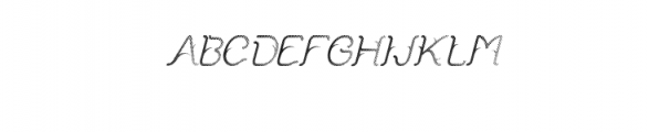 KariKatur 2016 Distressed Italic.ttf Font UPPERCASE