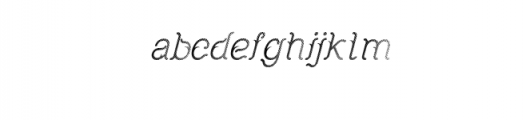 KariKatur 2016 Distressed Italic.ttf Font LOWERCASE