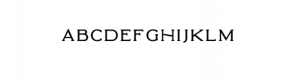 KarinBold.ttf Font LOWERCASE