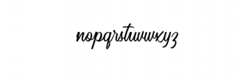 KarlbergScript-Regular.otf Font LOWERCASE