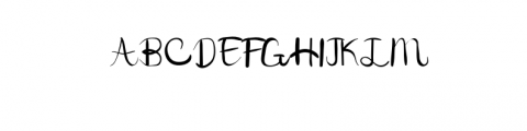 KateRaymond-Script.otf Font UPPERCASE