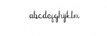 KateRaymond-Script.otf Font LOWERCASE