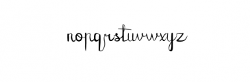 KateRaymond-Script.otf Font LOWERCASE