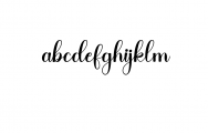 Kathiya Regular.otf Font LOWERCASE