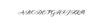 Kattelyna Script.otf Font UPPERCASE