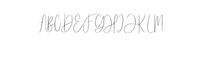 Kaydens Script.ttf Font UPPERCASE