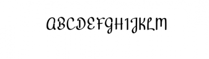 kalimat-regular.ttf Font UPPERCASE