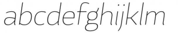 Kahlo Pro Light Italic Font LOWERCASE