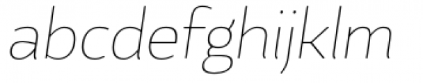 Kahlo Rounded Essential Light Italic Font LOWERCASE