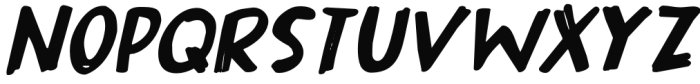 Katsudon Italic Font UPPERCASE