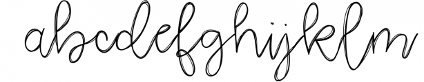 KA Designs Handwritten Font Bundle - 50 Fonts! 7 Font LOWERCASE