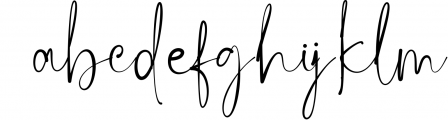 Kaithryn-Modern Calligraphy Font Font LOWERCASE
