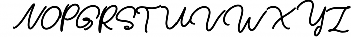 Kalia Handwritten Signature Font Font UPPERCASE