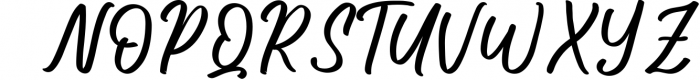 Kaligraphy - Modern Brush Font Font UPPERCASE